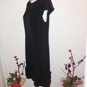 Sleevles Studio Black Short Sleeve Cocktail Dress